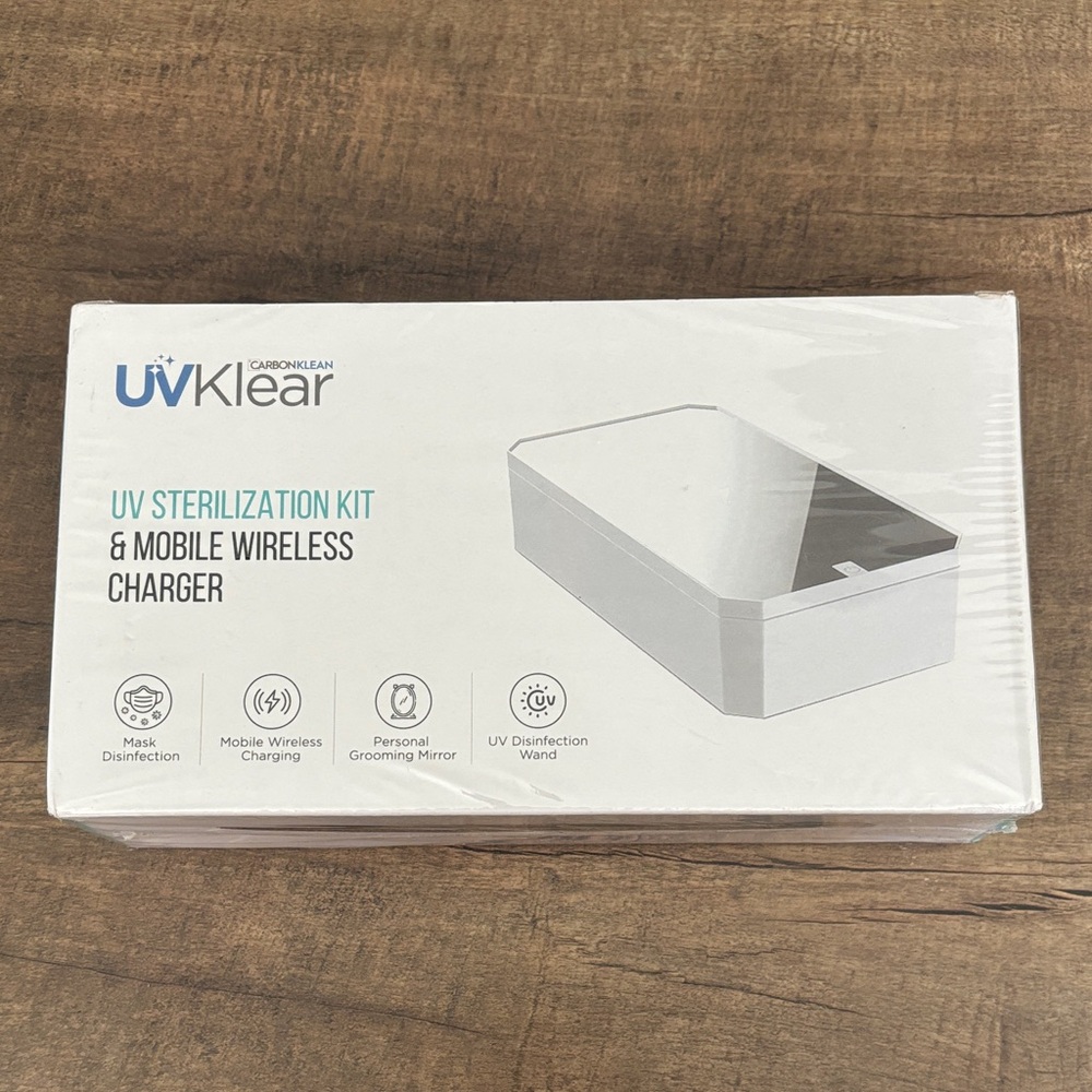 UV Sterilization Kit & Mobile Wireless Charger - White